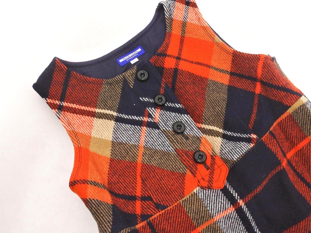 BURBERRY バーバリー BLUE LABEL ブルーレーベル ウール混 チェック