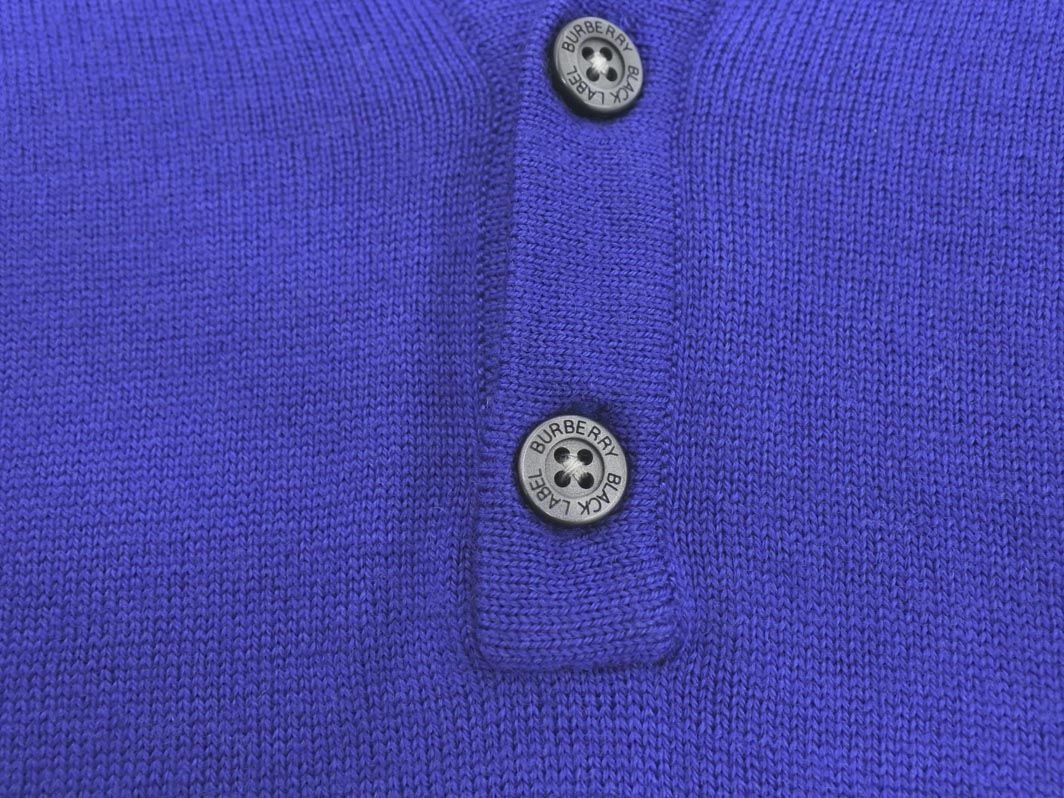 BURBERRY トップ バーバリー BLACK LABEL ブラックレーベル ウール100