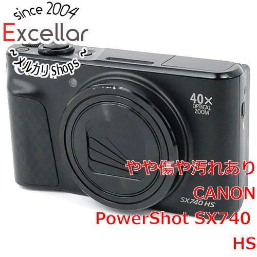 bn 16 Canon製 PowerShot SX 740 HS ブラック 2030万画素 本体のみ