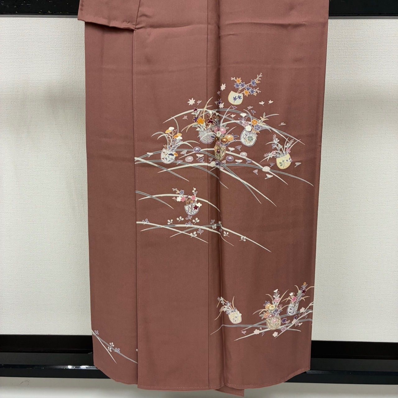 付け下げ 正絹 作家物 紋なし 美しい染めの花 袷 着物 MK-2138 - メルカリ