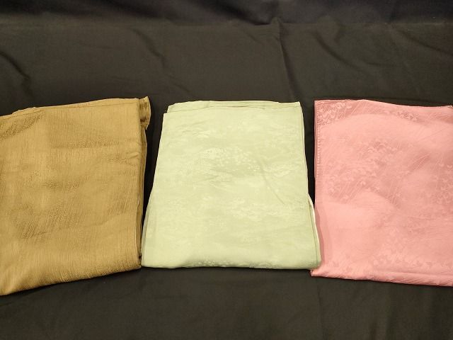 平和屋本店■色無地 まとめて 3点 風景 花柄 地紋 など 着用可能多数 未使用品あり 全て正絹 ppp3256 平和屋本店□色無地 まとめて 3点 風景 花柄 地紋 など 着用