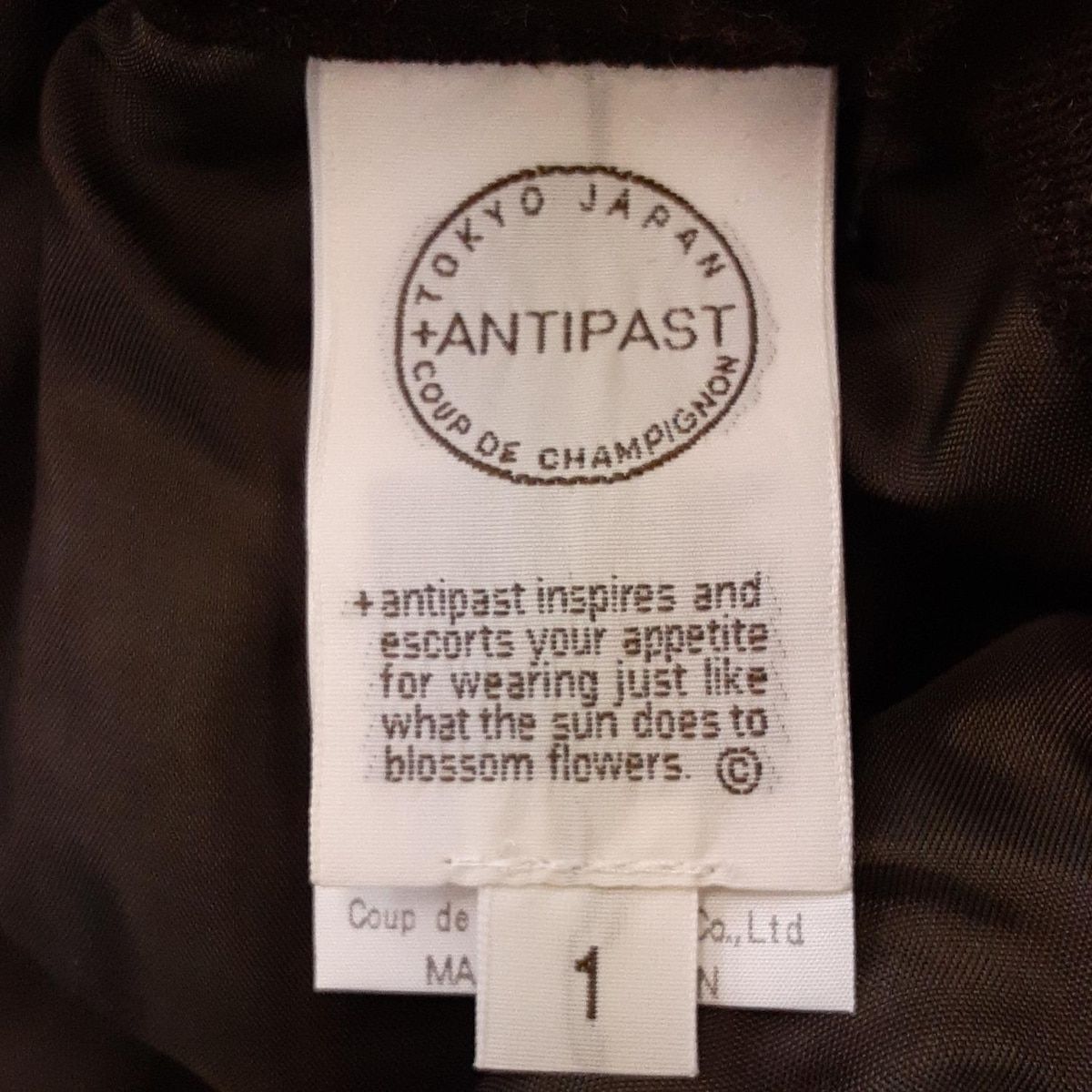  アンティパスト スカート サイズ1 S レディース - ダークブラウン×オレンジ×ライトグリーン ひざ丈 ウエストゴム その他 スカート