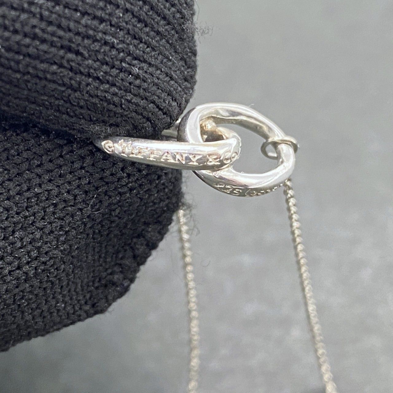 TIFFANY&Co. ティファニー ダブルループ ネックレス 2.8g 40cmシルバー 