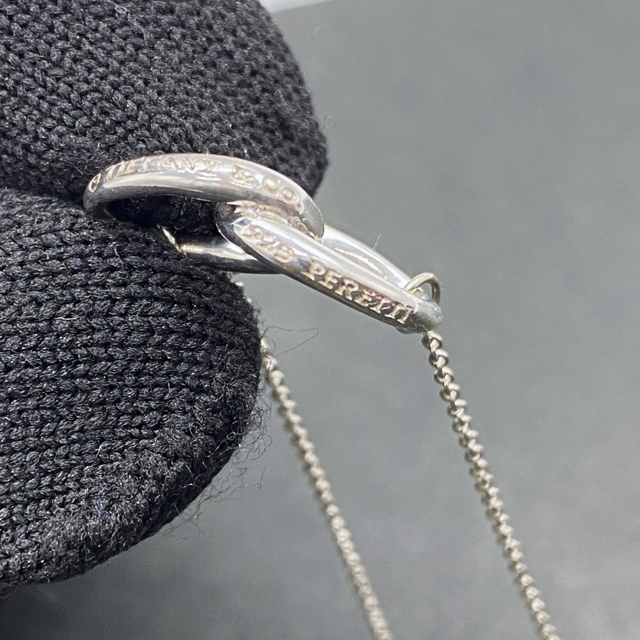 TIFFANY&Co. ティファニー ダブルループ ネックレス 2.8g 40cmシルバー 