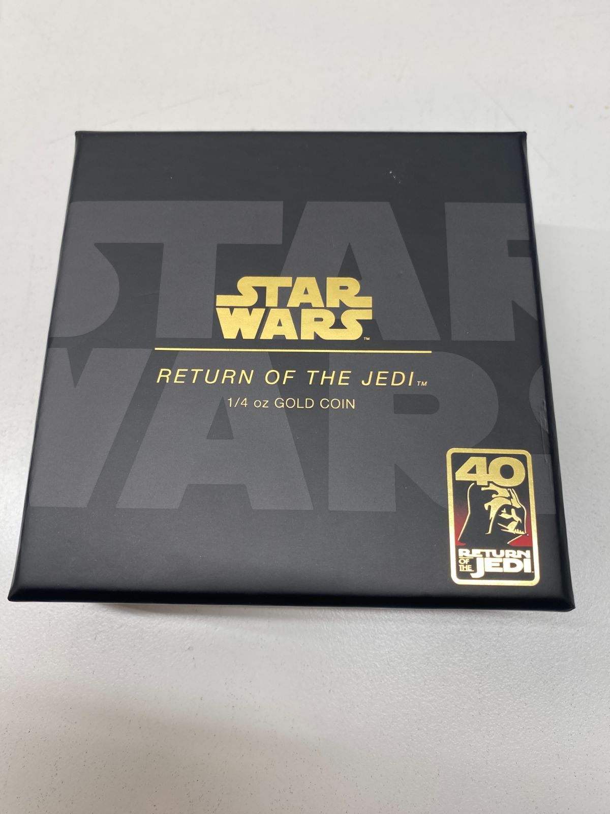 管理番号 SK 2025 ニウエ スターウォーズ ジェダイの帰還 40周年記念 金貨 プルーフ 1 4 OZ 9999 fine g