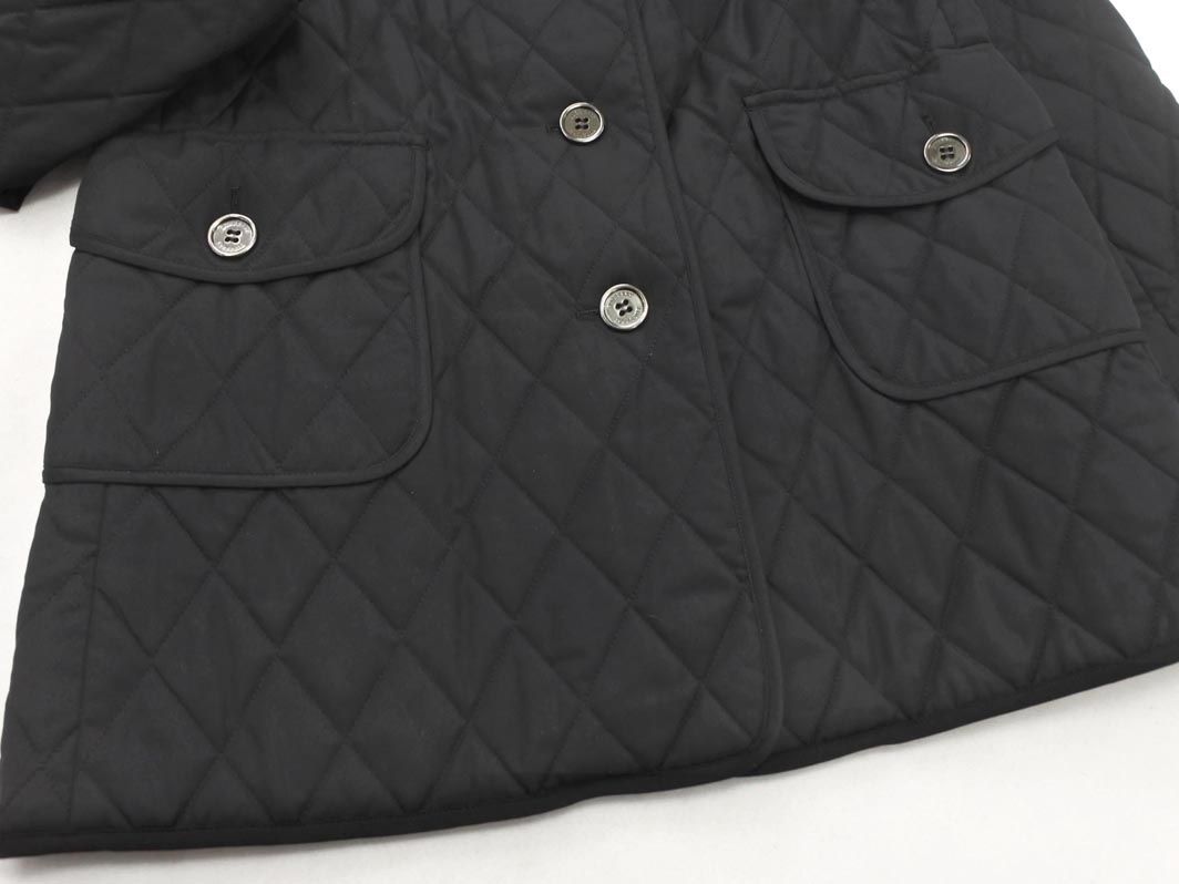 【美品】 バーバリー　キルティングコート　38 黒 BURBERRY バーバリー キルティング コート size38/黒 ◇□◎レディース