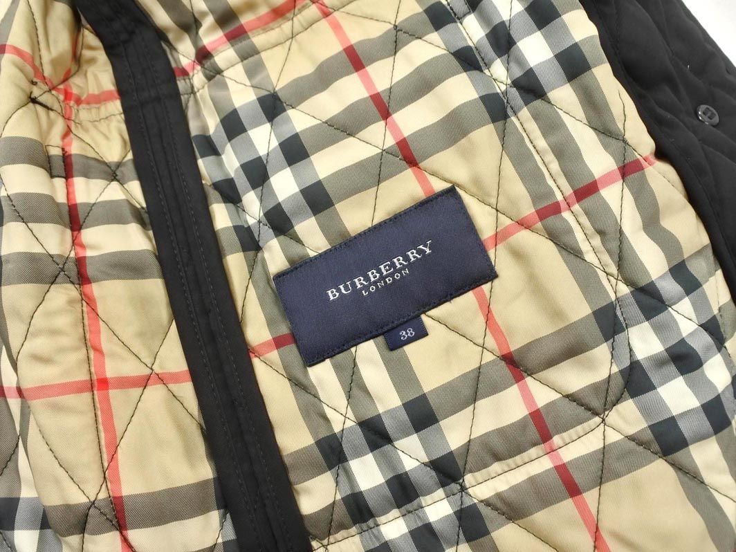 BURBERRY バーバリー キルティング コート size38/黒 ◇□◎レディース