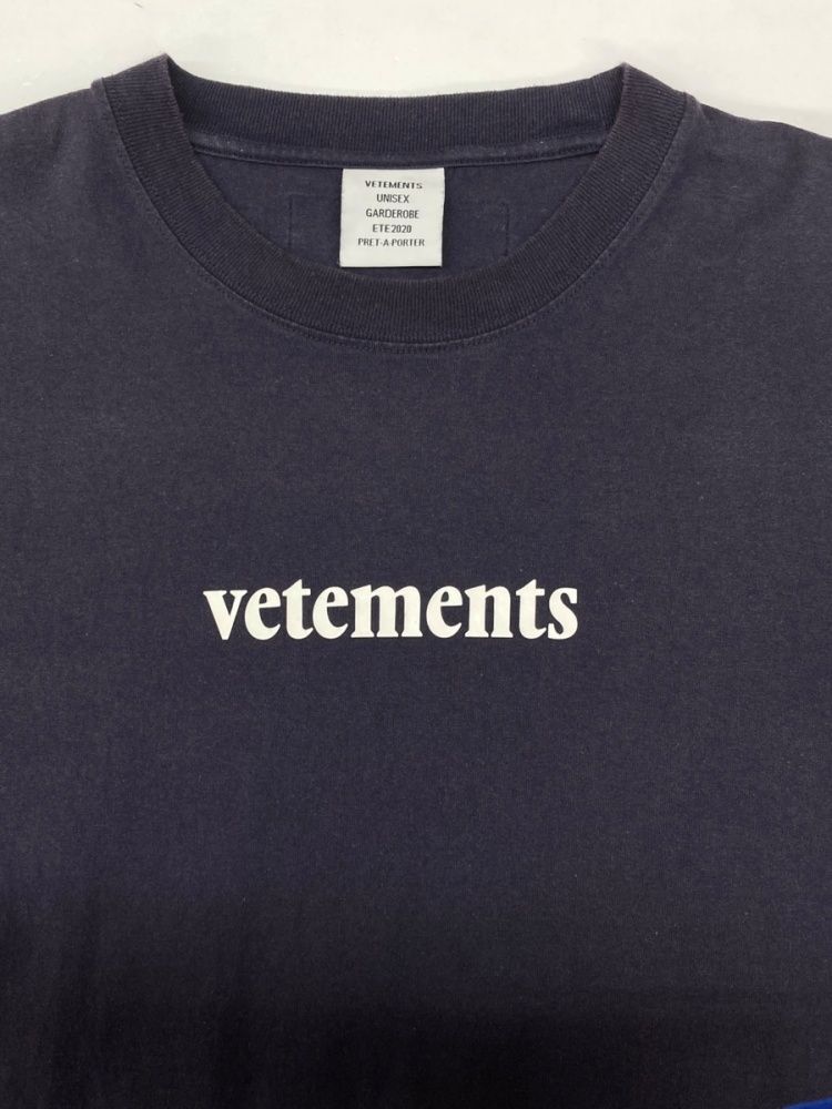 ヴェトモン VETEMENTS 割引 20SS PRINT LOGO S/S TEE プリント ロゴ
