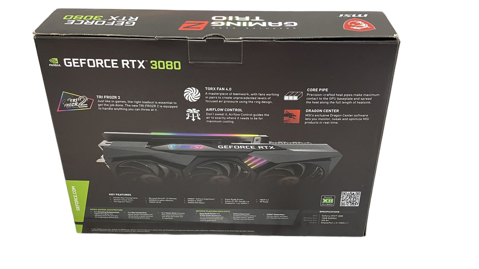 msi GeForce RTX 3080 GAMING Z TRIO グラフィックボード ビデオカード