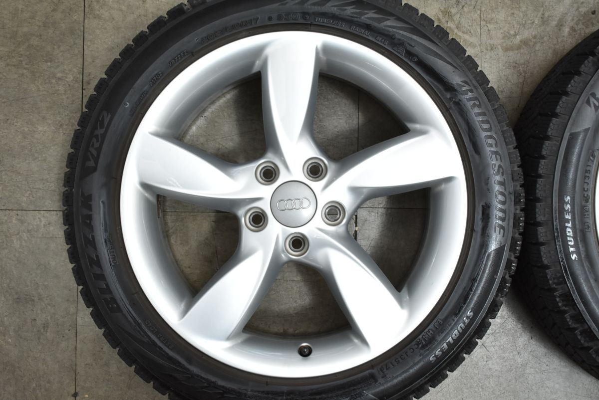 程度良好 アウディ 8 V型 A 3 スポーツバック 17 in 6 5 J 43 PCD 112 ブリヂストン ブリザックVRX 2 205 50 R 品番