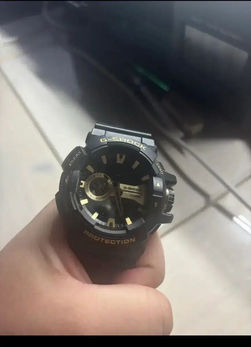 CASIO G-SHOCK カシオ ジーショック ブラック/GOLD リストウォッチ 