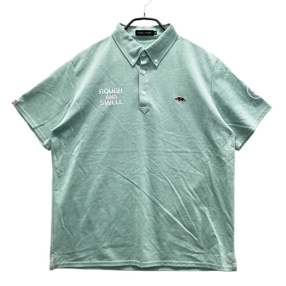 サイズ：XL ROUGH&SWELL ラフアンドスウェル 半袖ポロシャツ ボタン