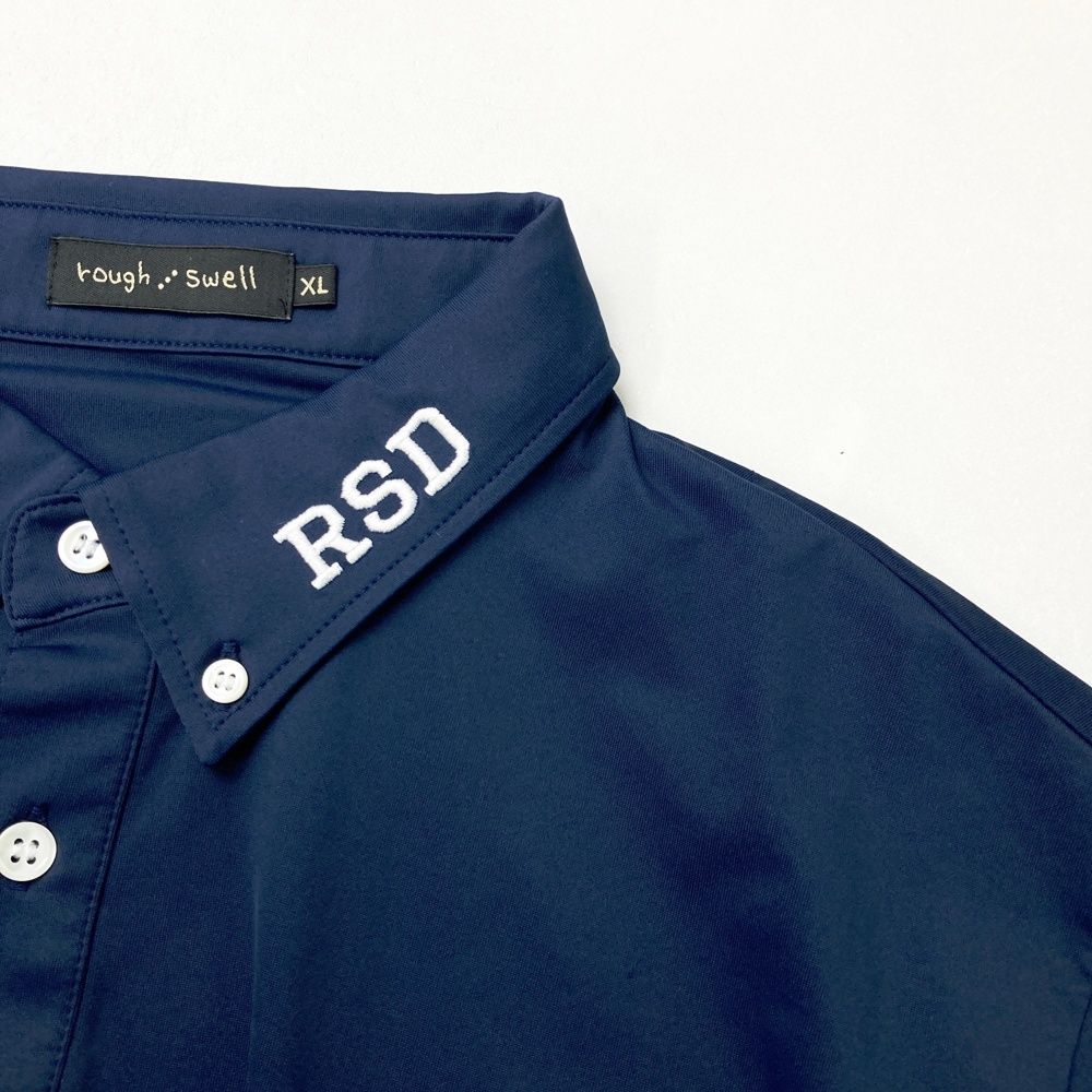 サイズ：XL ROUGH&SWELL ラフアンドスウェル 半袖ポロシャツ ボタン