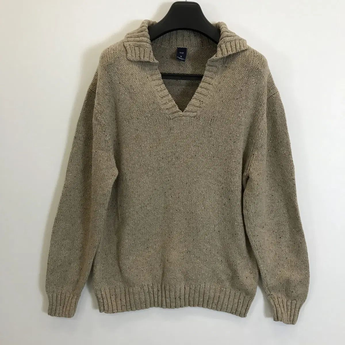 THETOE Sendlinger Argyle Knit Vネックセーター S