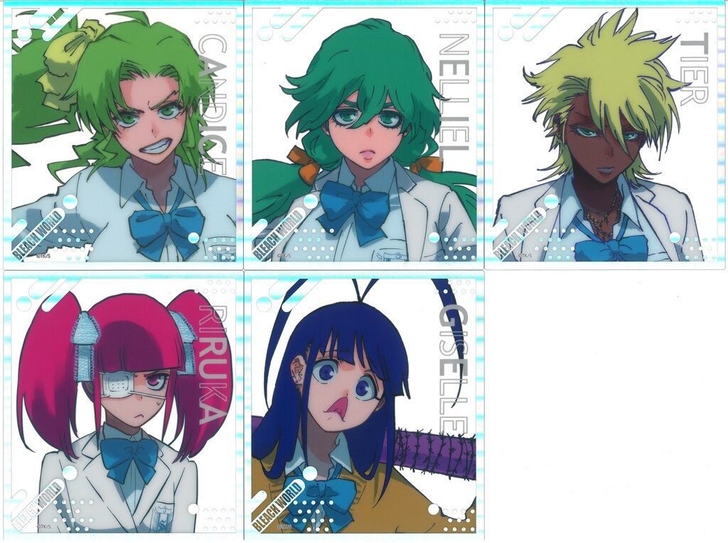 BLEACH 高品質 WORLD クリアミニ色紙 BLEACH クリアミニ色紙