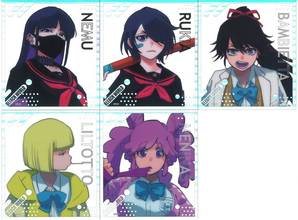 BLEACH 高品質 WORLD クリアミニ色紙 BLEACH クリアミニ色紙