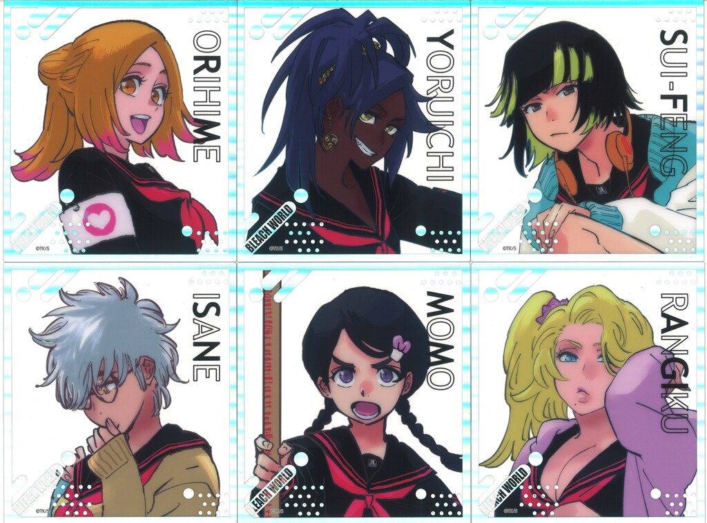 BLEACH 高品質 WORLD クリアミニ色紙 BLEACH クリアミニ色紙