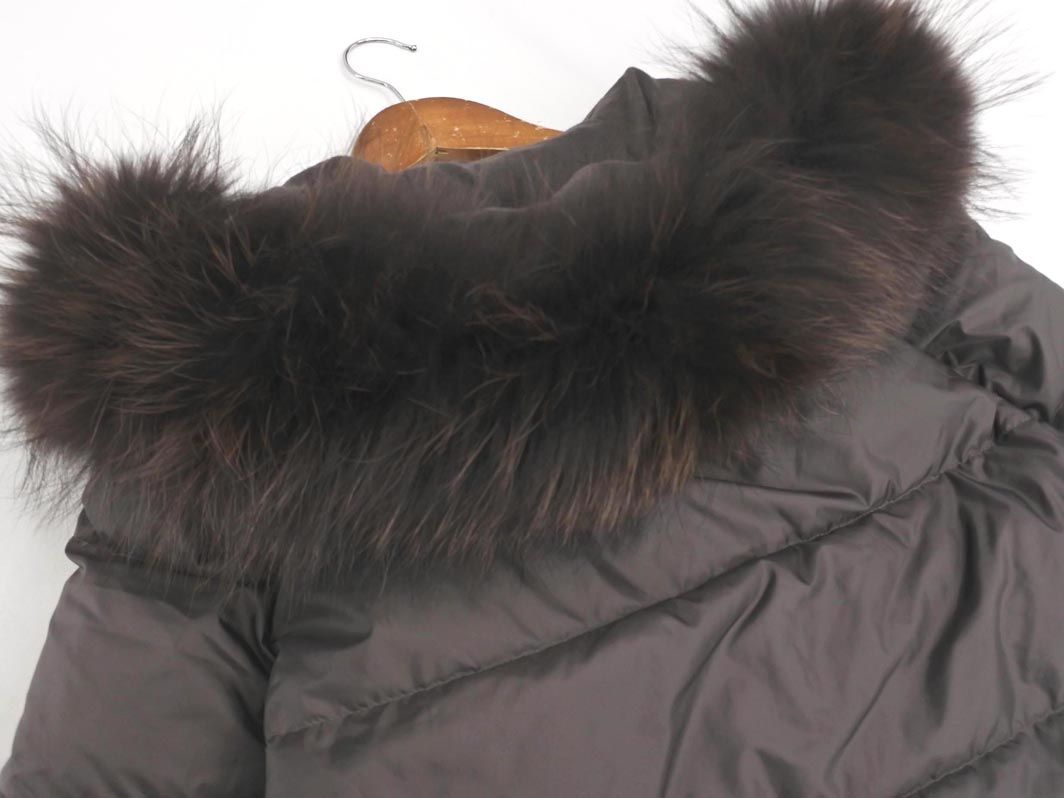 nano universe ナノユニバース 西川ダウン ラクーンファー ダウン