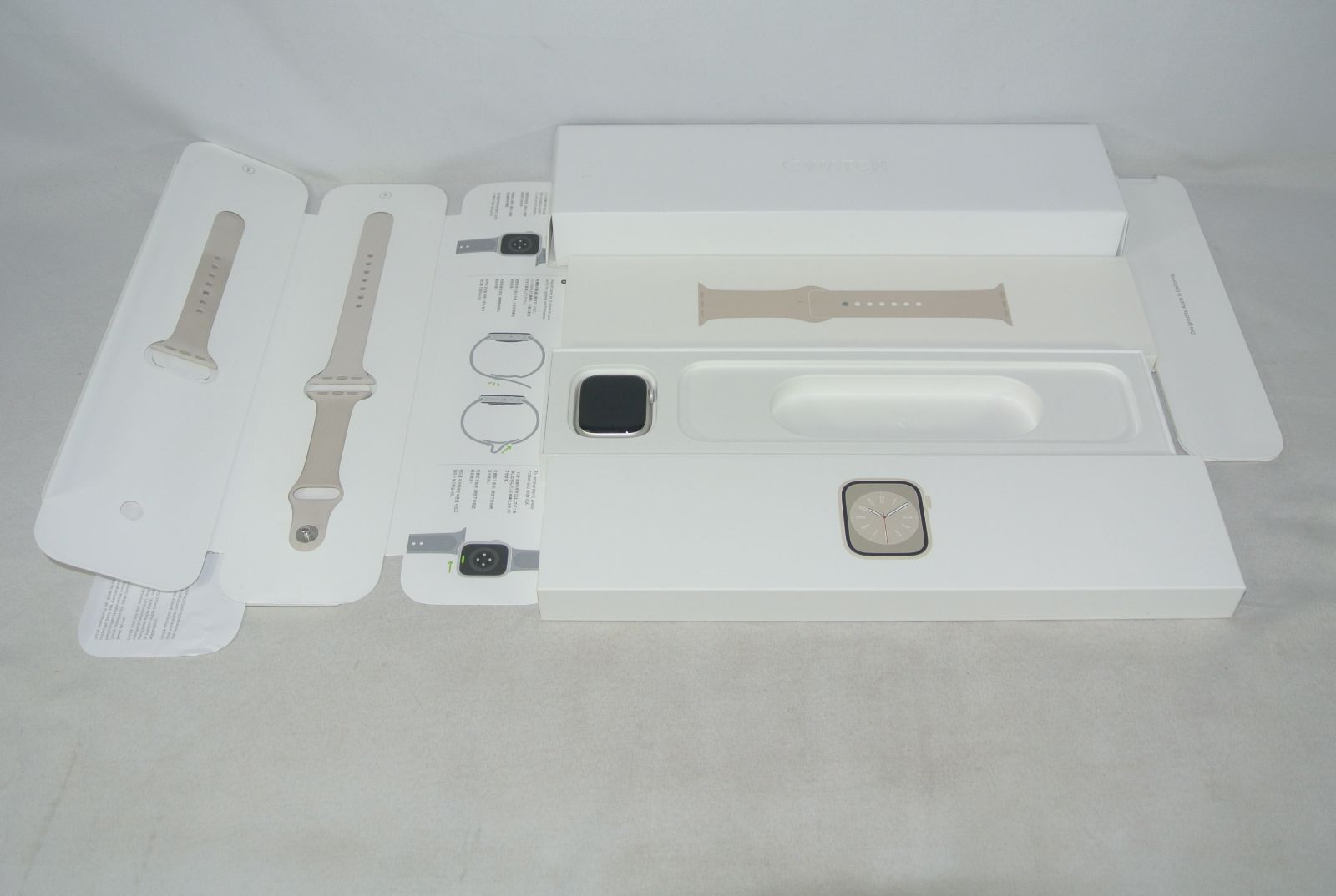 Apple Watch Series 8 GPSモデル 41 mm MNP 63 J|A スターライトスポーツバンド 品 台数