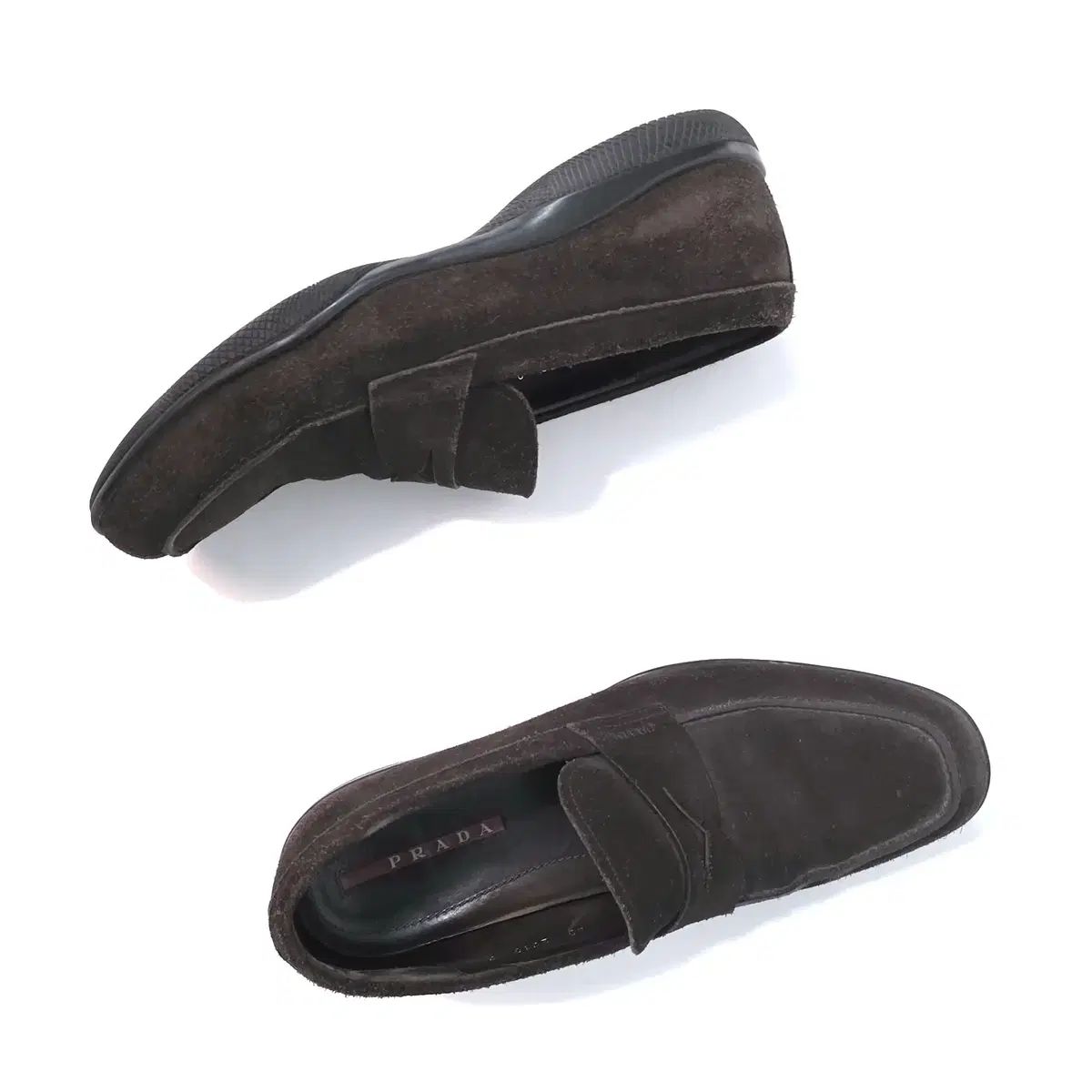 PRADA(プラダ) ⁄ タッセルローファー⁄UK9⁄NVY⁄スウェード | 中古品の UK9