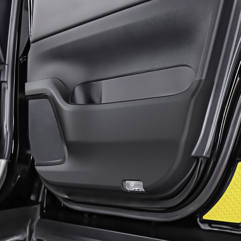 23年モデル対応 ALPHARD 40系 ドアキックガード ABSレザー調 ブラック ブラウン コーヒー カスタム保護パーツ