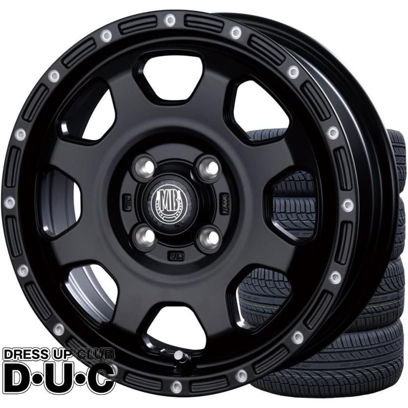 価格重視 12インチアルミホイールタイヤセット 軽トラ軽バン 145 80 R 12 MUD BA HN XR 910 K ブラック MBK PP 4 0 00 B iLINK