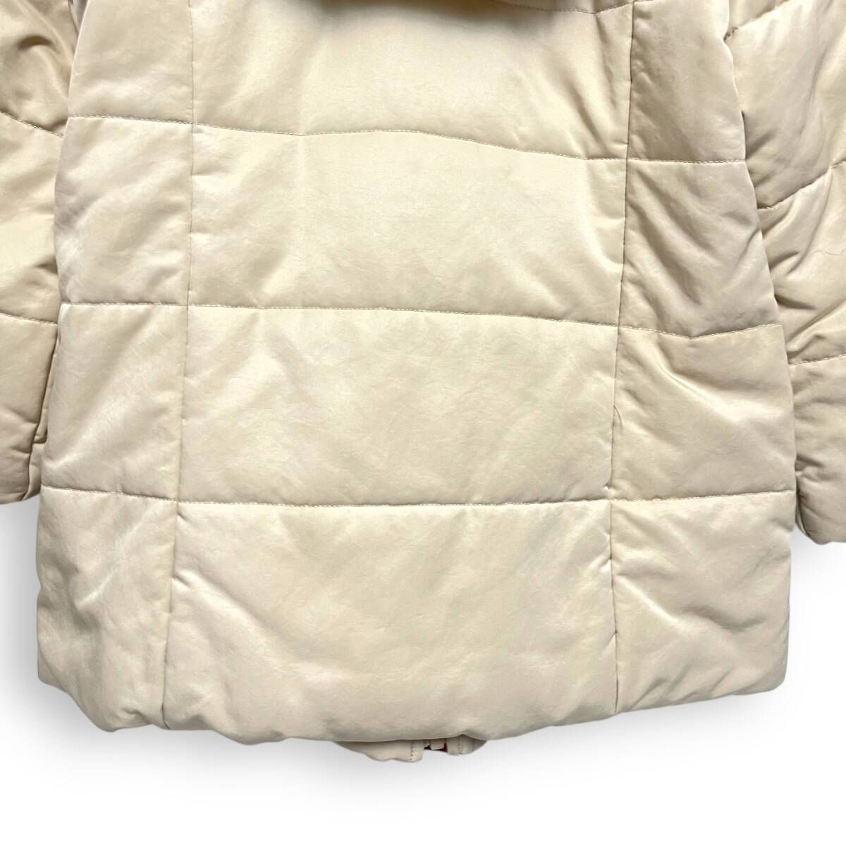 M25125/ familiar ファミリア 脱着可能フード 中綿 ファー ジャケット