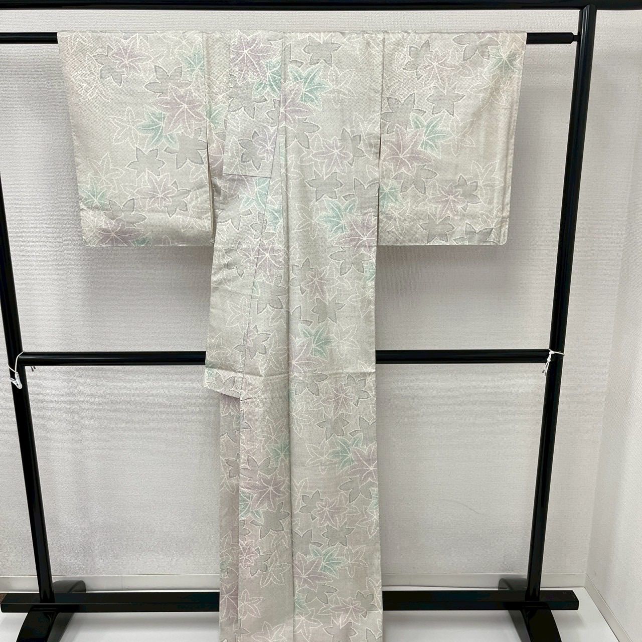 亀甲に紅葉 正絹