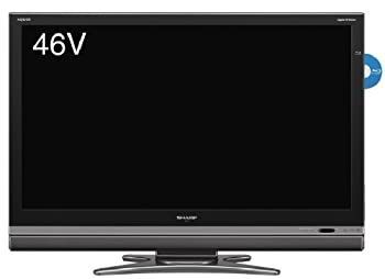 【-非常に良い】 SHARP シャープ 46V型 液晶 テレビ AQUOS LC-46DX2-B フルハイビジョン ブルーレイレコーダー内蔵