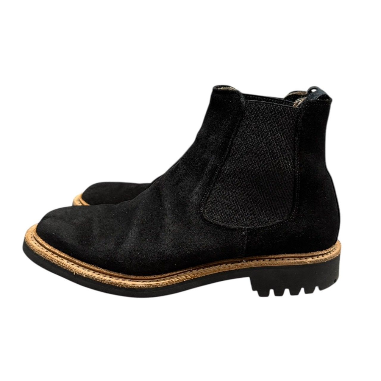 COMOLI JOSEPH CHEANEY コモリ ジョセフチーニー 16 AW SIDE GORE BOOTS サイドゴアレザーブーツ 7 ブラック 15090