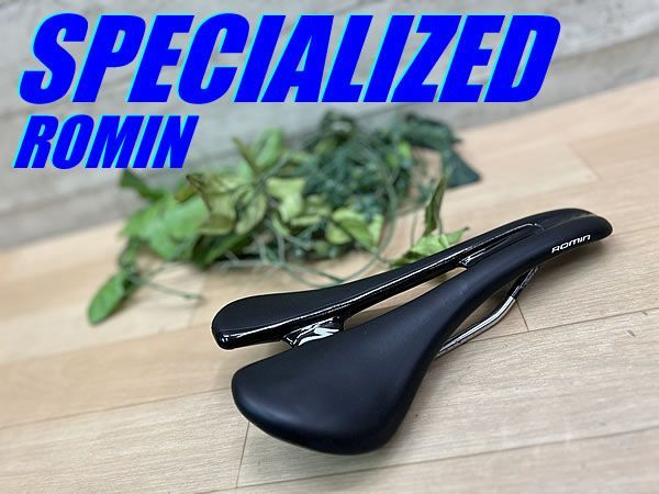 テルスポ イチ推し!! 良品!! SPECIALIZED ROMIN Hollow Ti 143mm 214g スペシャライズド ローミン 軽量 サドル チタンレール ロード ミニベロ クロス ピスト MTB 同梱発送承り中!! M-1549