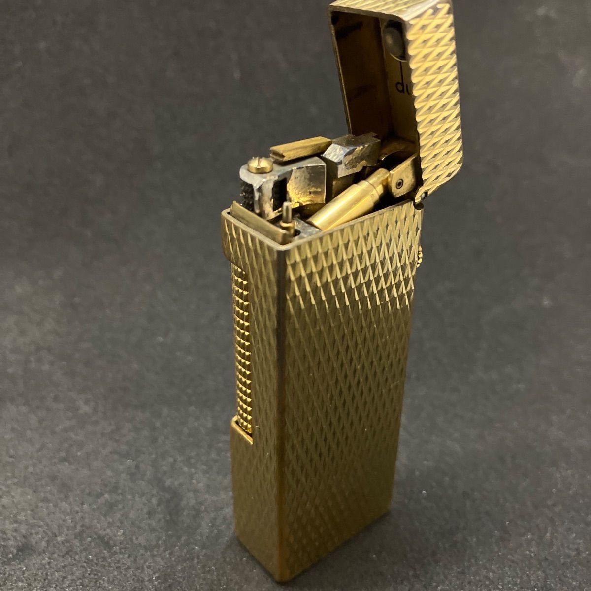 Dunhill ダンヒル ガスライター ローラー式 ゴールド 5423 - メルカリ