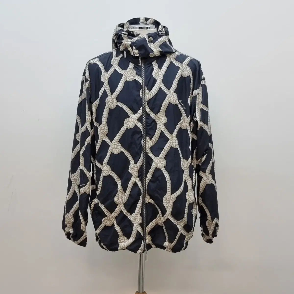 XL バーバリー 25 SS リボン結び プリント ノート ナイロン セットアップ