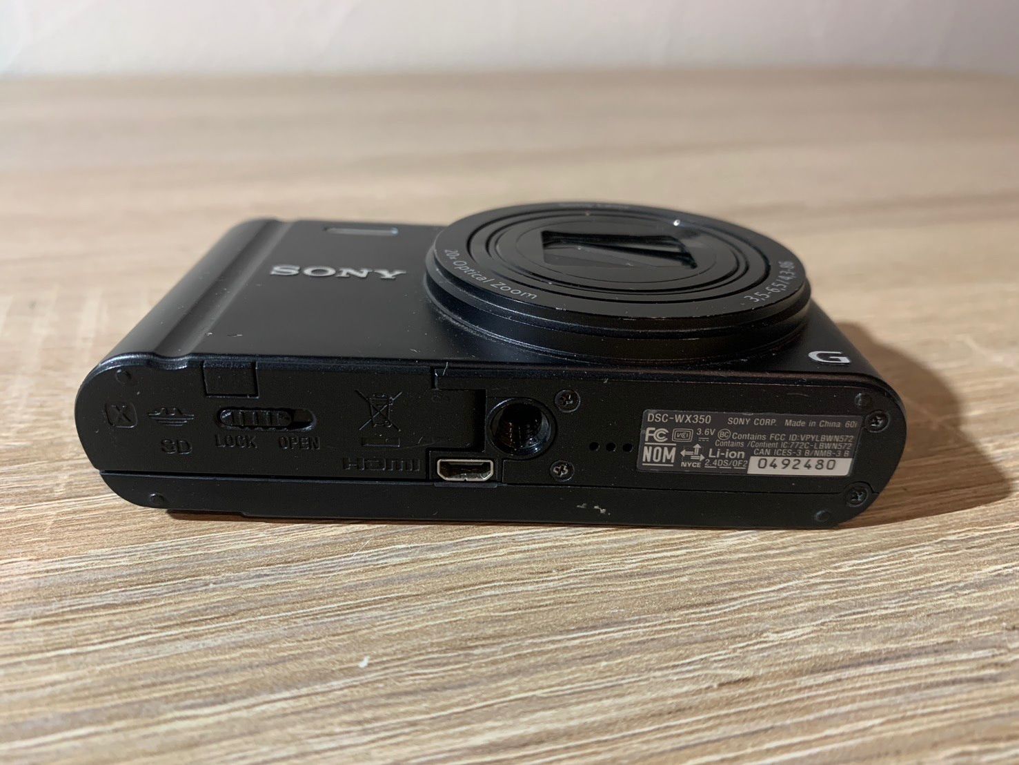 7047 Sony Cyber-Shot DSC-WX350 ブラック デジカメ ジャンク - メルカリ