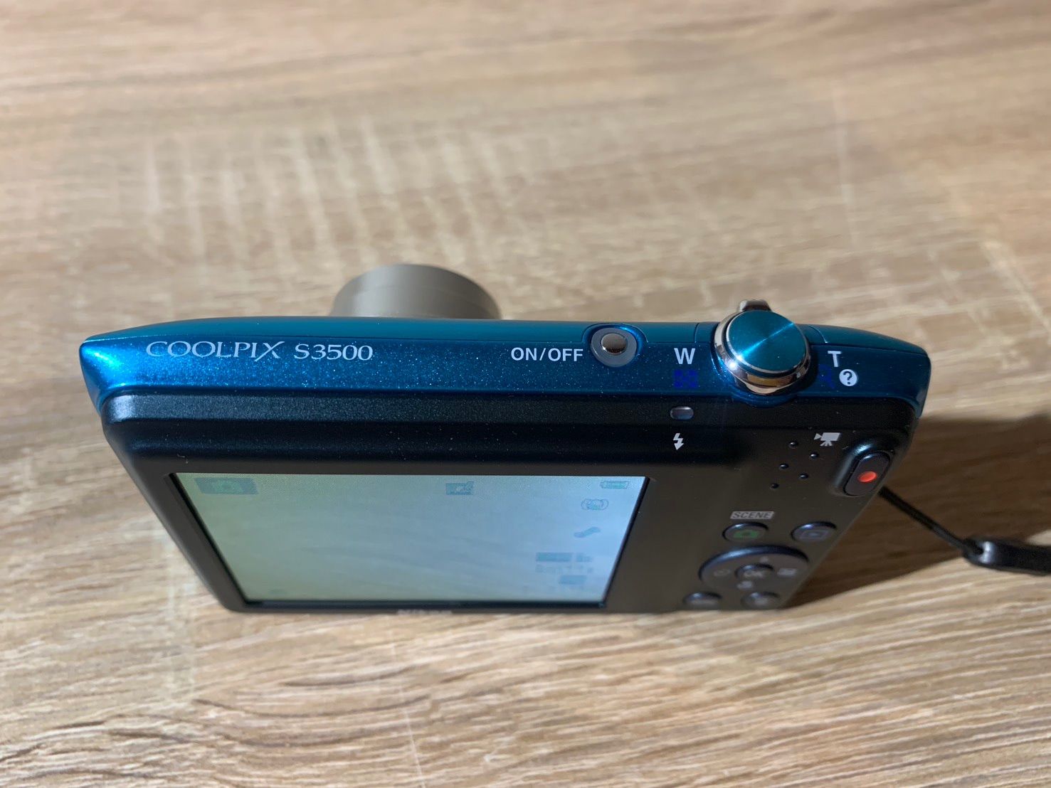 7049 Nikon COOLPIX S3500 ブルー デジカメ 美品 - メルカリ