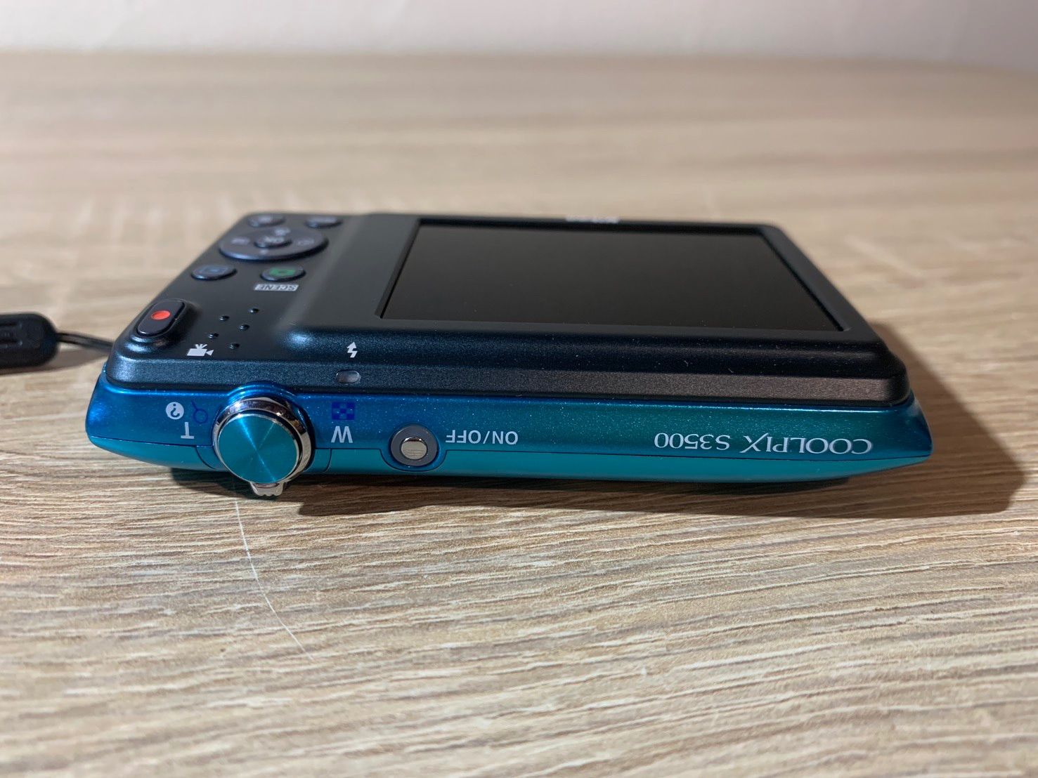 7049 Nikon COOLPIX S3500 ブルー デジカメ 美品 - メルカリ