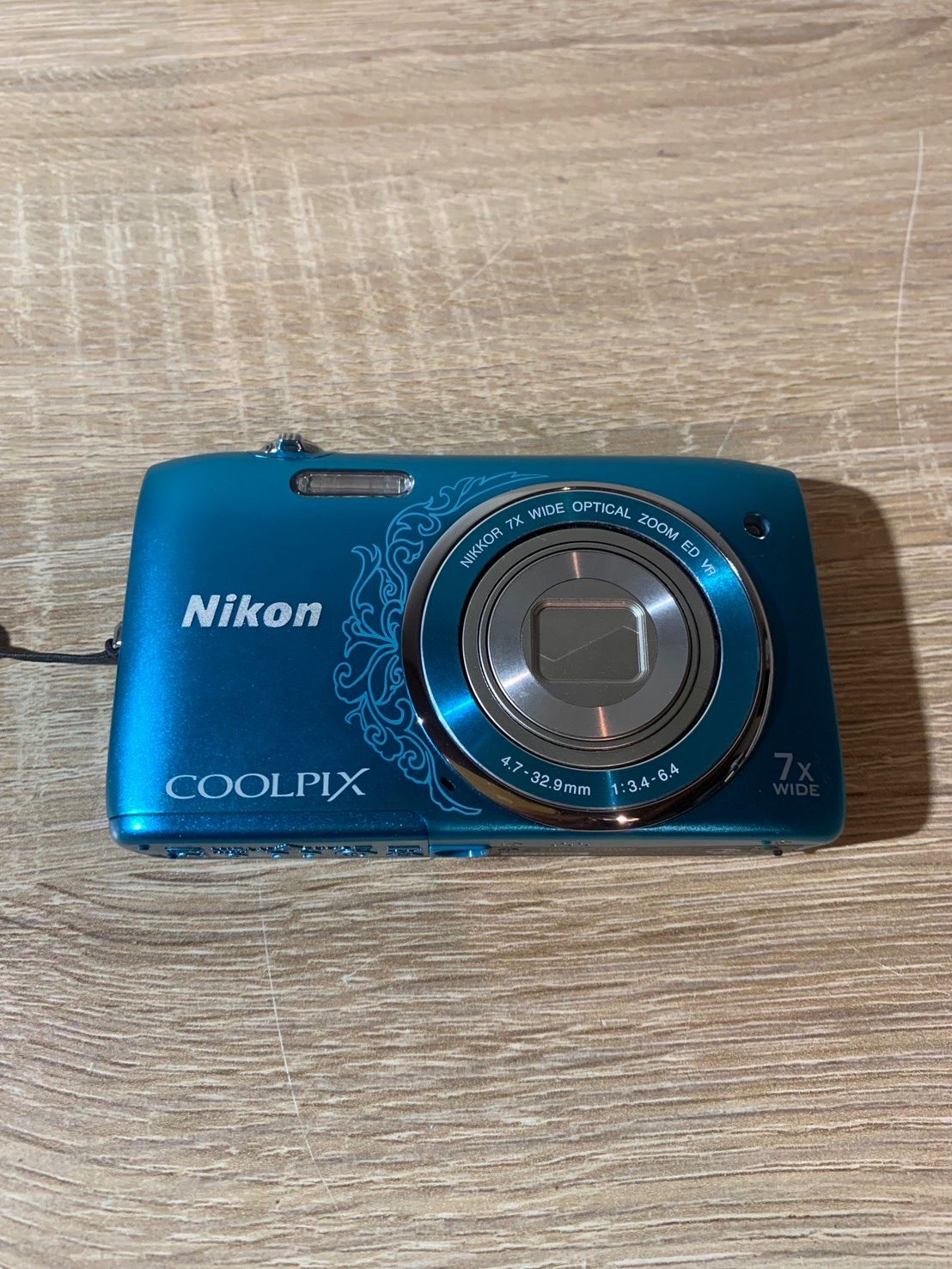 7049 Nikon COOLPIX S3500 ブルー デジカメ 美品 - メルカリ