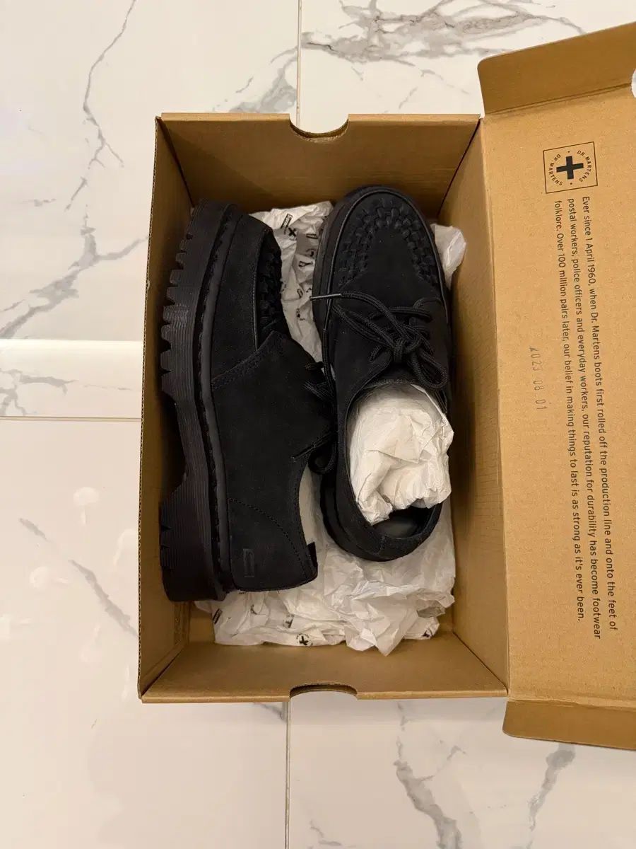 ドクターマーチン x シュプリーム ラムジー クリーパー ブラック