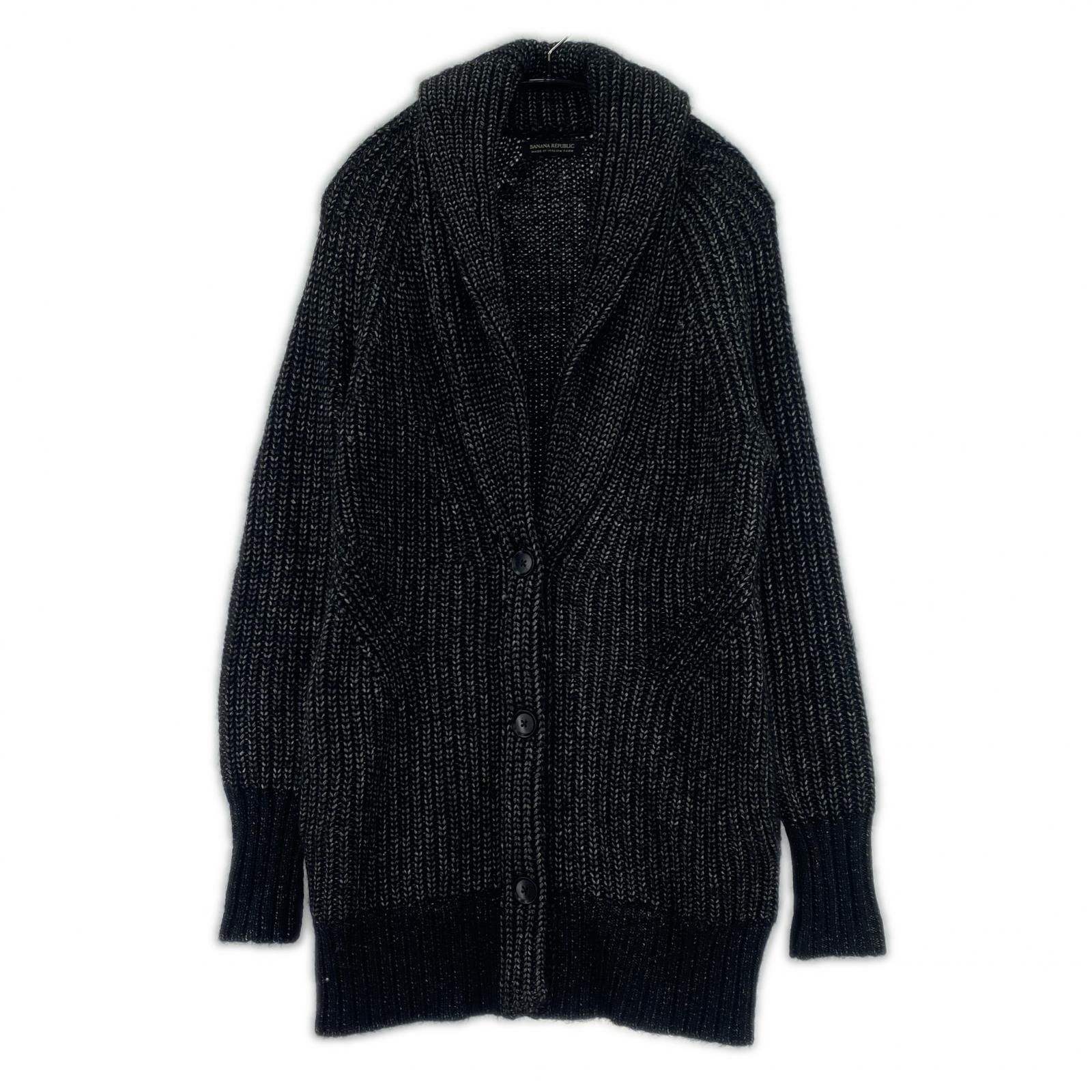 BANANA REPUBLIC ブラック ニットカーディガン M Banana Republic 