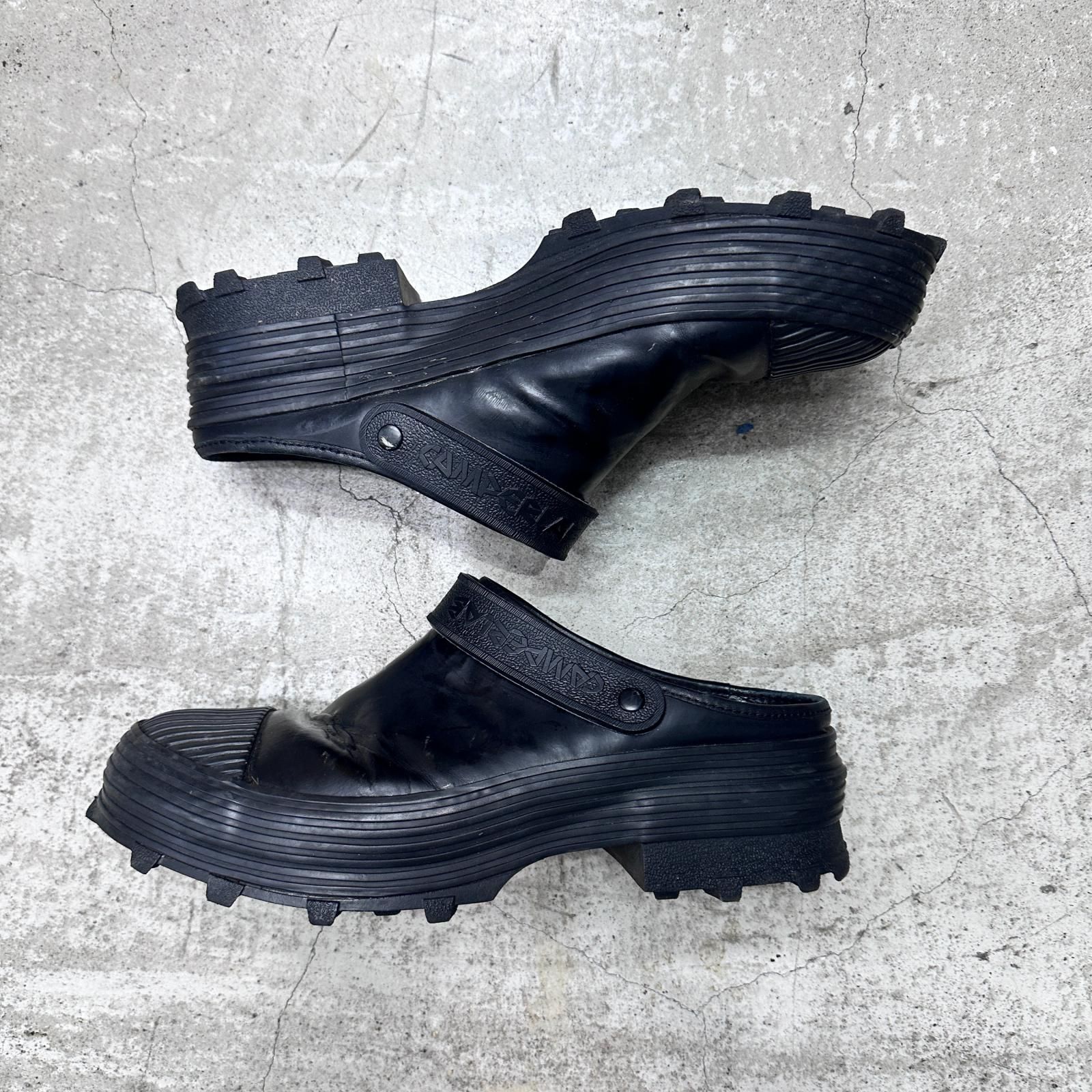  CAMPER 24 AW Traktori トラクトリ フラットシューズ スリッポン カンペール ブラック 43 27 5 cm 4124 M スリッポン 靴