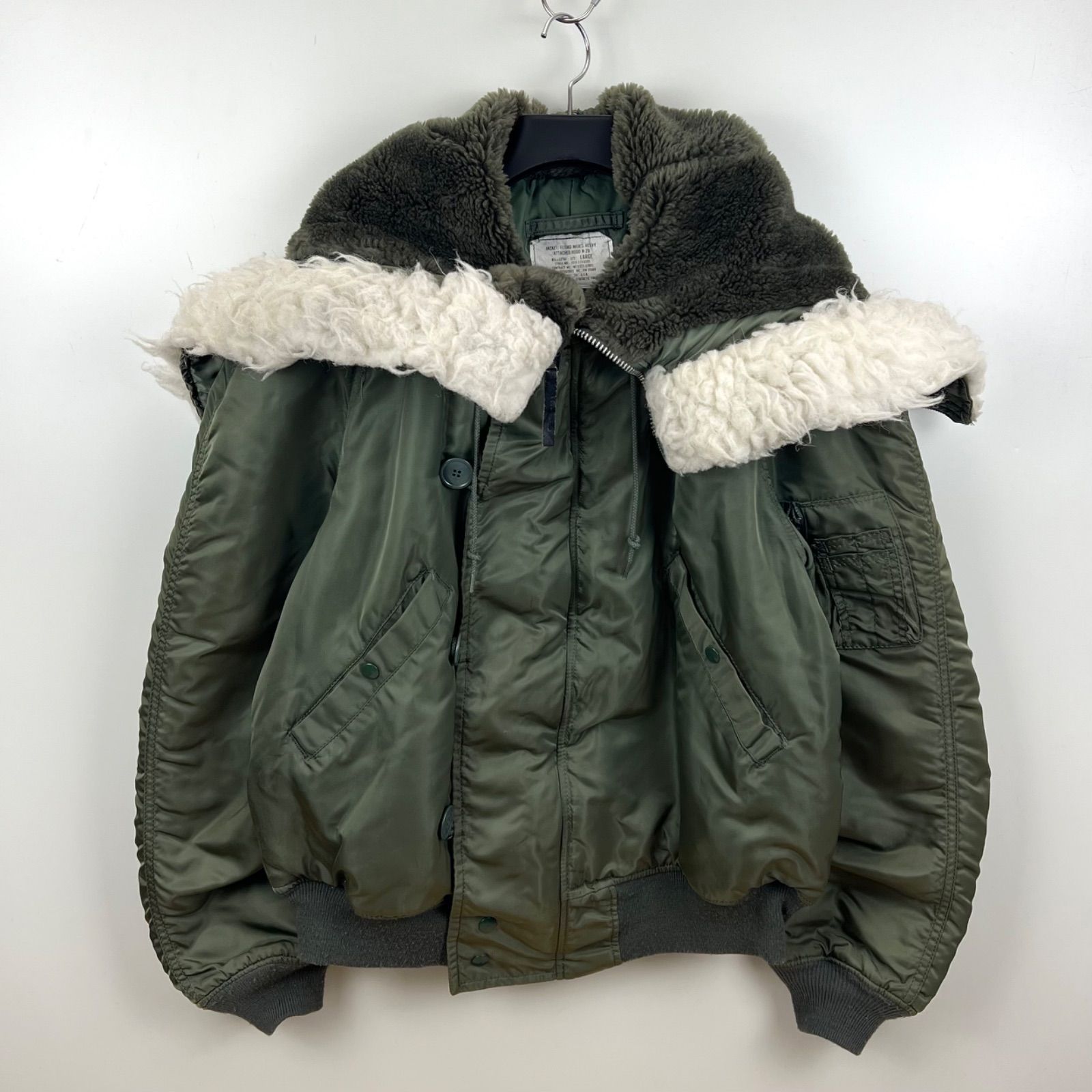 ALPHA INDUSTRIES 80s USA N-2B flight jacket L 6278F アルファ