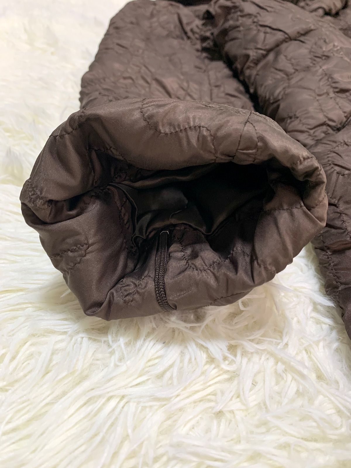 io comme io ブラウン センソユニコ ダウンジャケット ジャンパー