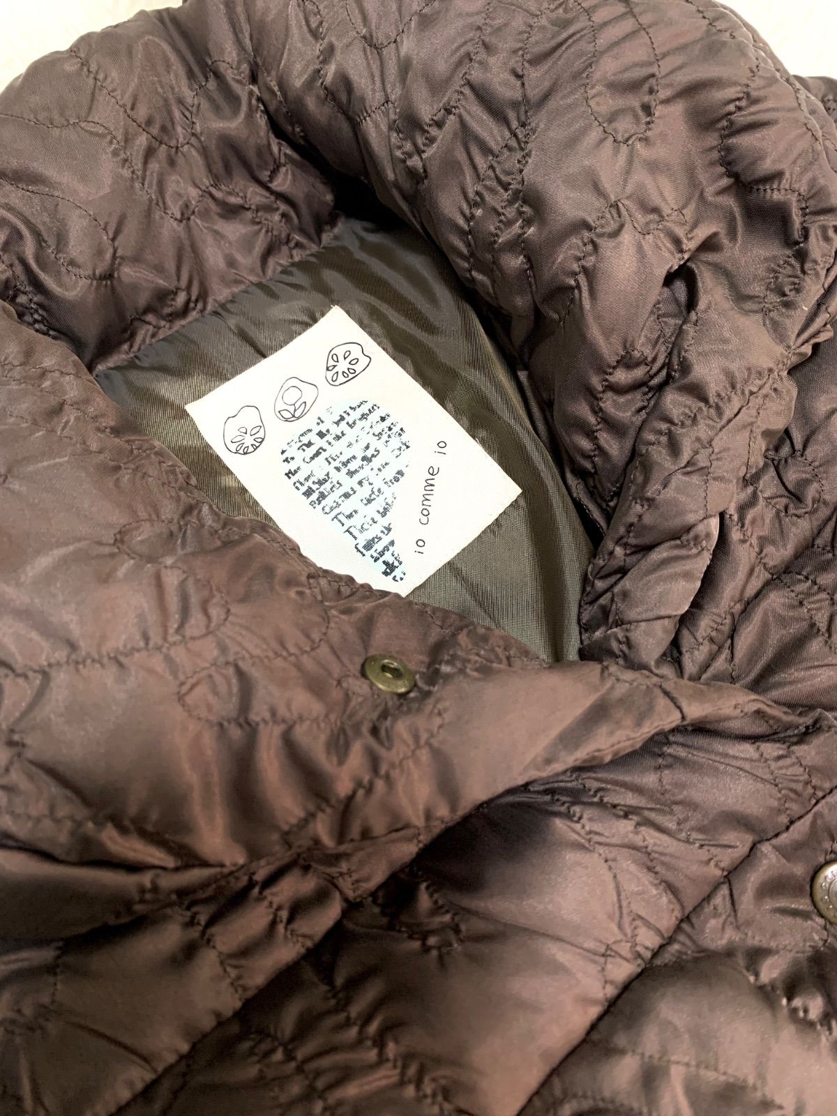 io comme io ブラウン センソユニコ ダウンジャケット ジャンパー