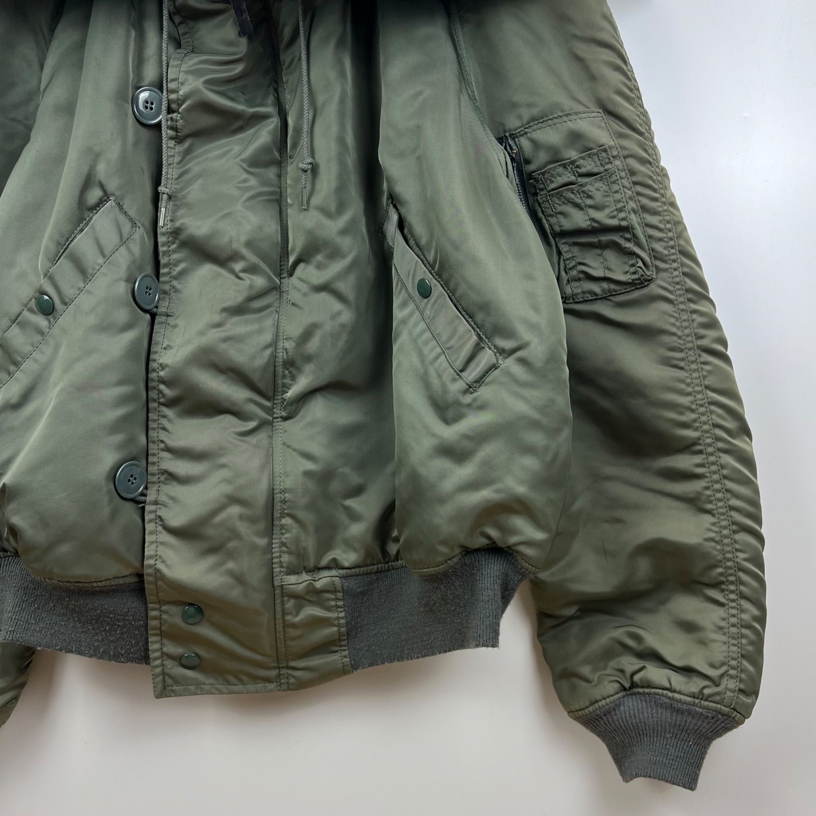 ALPHA INDUSTRIES 80s USA N-2B flight jacket L 6278F アルファ