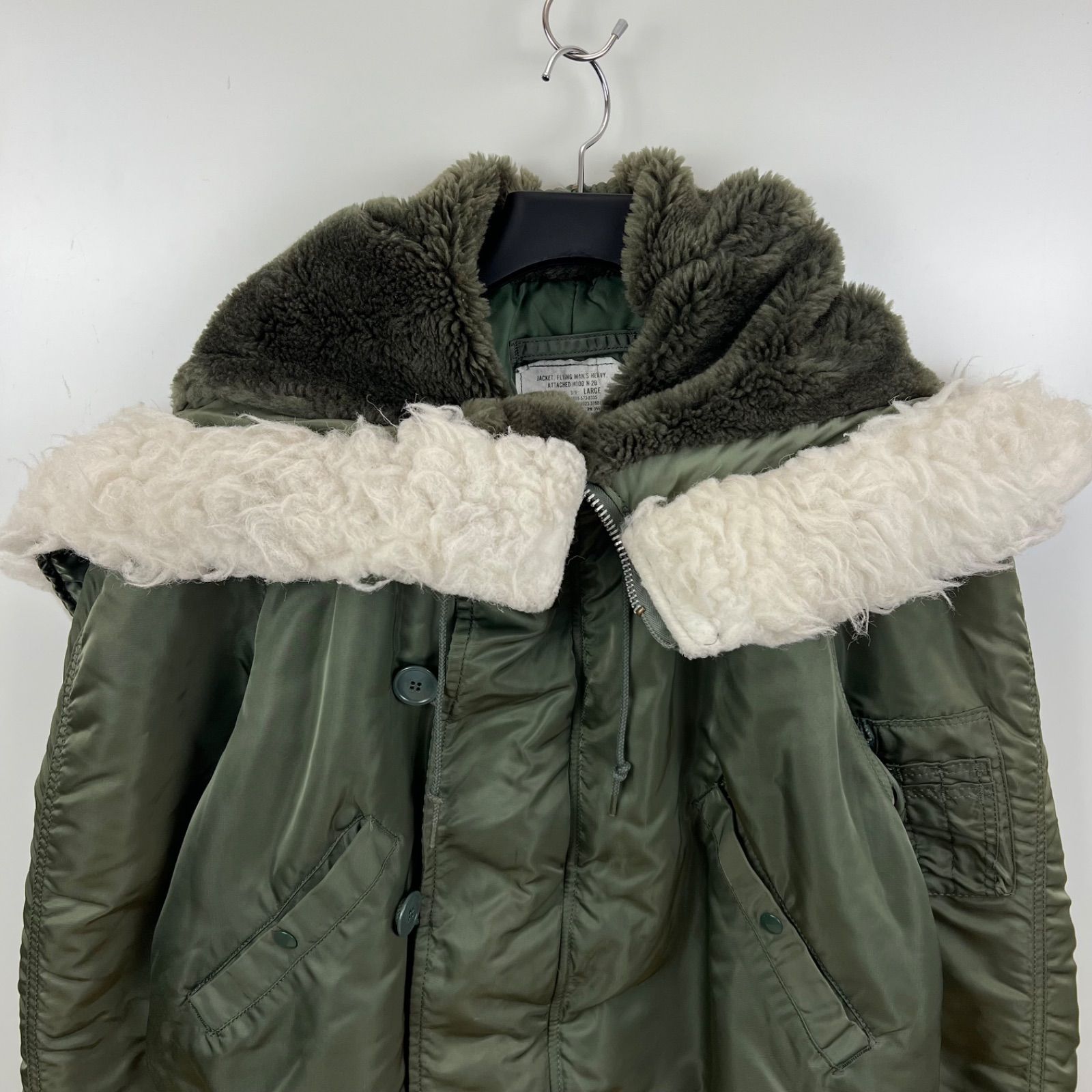 ALPHA INDUSTRIES 80s USA N-2B flight jacket L 6278F アルファ