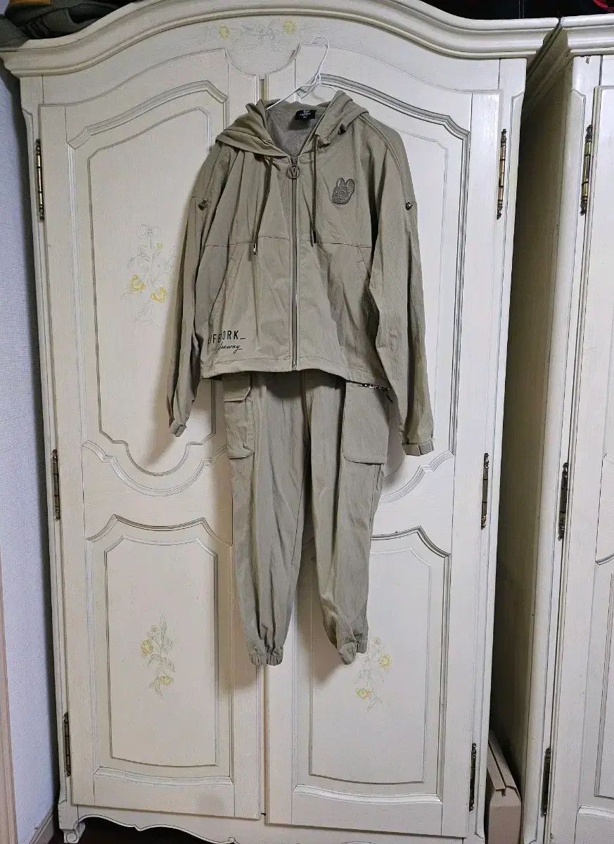 ライフウォーク リラクシング ウーブン フードジップアップ セット F M