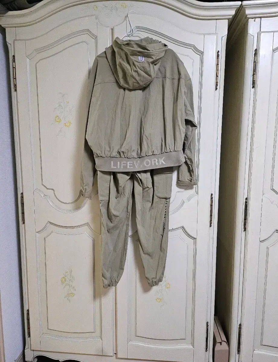 ライフウォーク リラクシング ウーブン フードジップアップ セット F M