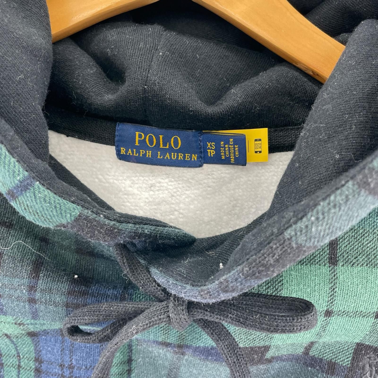 POLO RALPH LAUREN ポロ・ラルフローレン 裏起毛 チェックパーカー