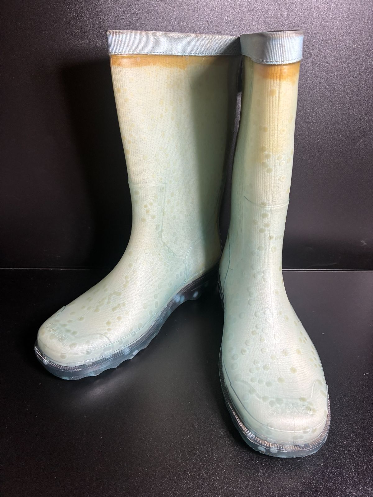 シャネル レインブーツ