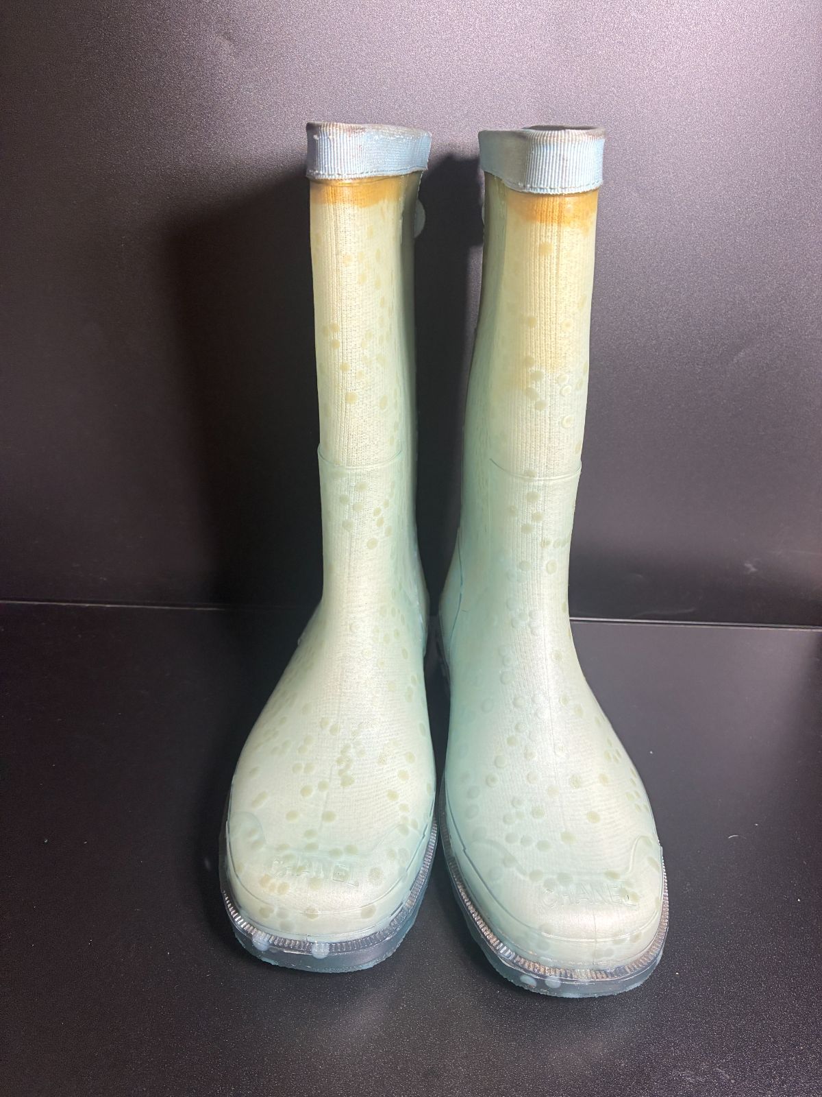 シャネル レインブーツ